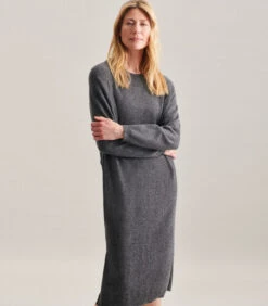 Seidensticker Jurk Uni Lange Mouwen Ronde Hals -VivaMode Winkel 80ef40e588d54e8f8054a6e5fa8f0d42