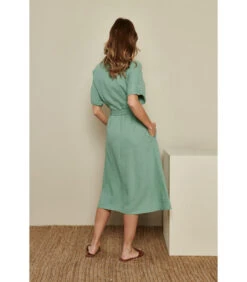 Jurk In Lagunegroen -VivaMode Winkel 82b97d8b79134bca8462807575526340