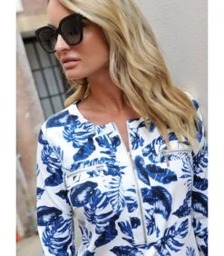 Sportief-chique Tropische Print Jurk PANAMA -VivaMode Winkel 85a851663b864f6485df35567a7978e2