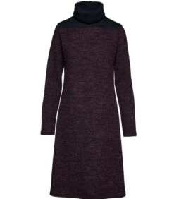 Wollen Blend Polo Hals Jurk