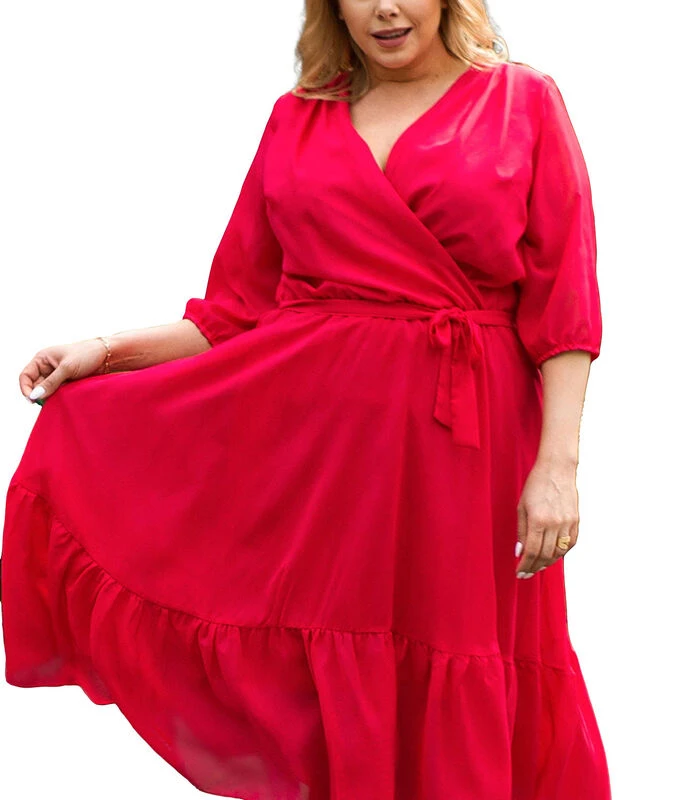 GERARDA Uitlopende Chiffon Formele Jurk 3 GERARDA Uitlopende Chiffon Formele Jurk