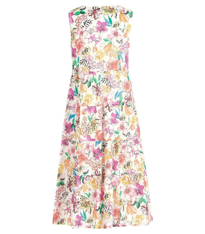 Vera Mont Gelaagde Jurk Met Bloemenprint 6 Vera Mont Gelaagde Jurk Met Bloemenprint - Afbeelding 4