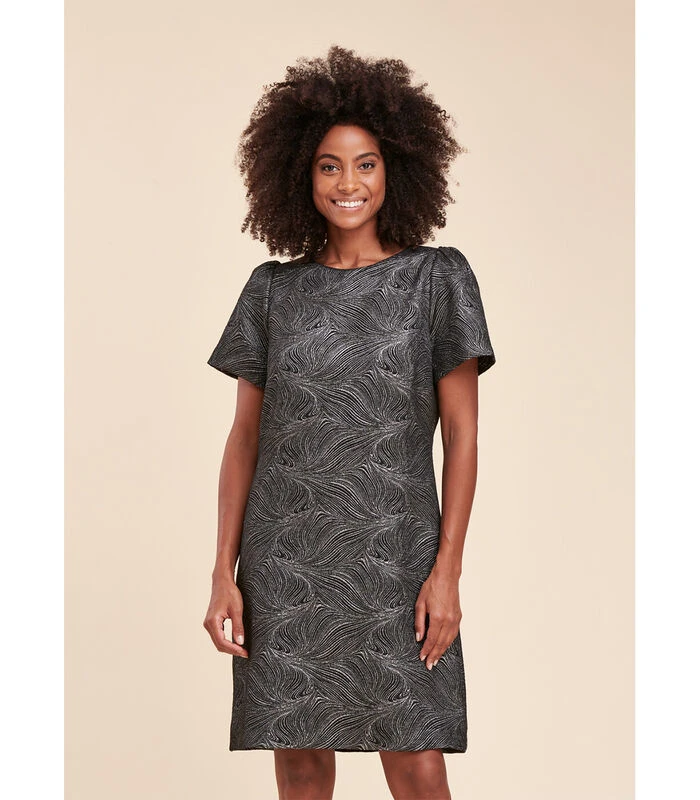 Jurk Van Jacquardstof 4 Jurk Van Jacquardstof - Afbeelding 2