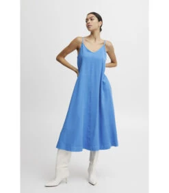 B.young Dames Denim Jurk Luma -VivaMode Winkel 90deec588eea448da45934313a65c358