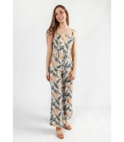 Lange Jumpsuit Met Dunne Riemen