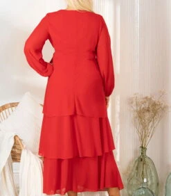 MIRABELLA Chiffon Wikkeljurk Voor Een Bruiloft -VivaMode Winkel 955a9f071d3a43e0bec4ac0d774f2a4b