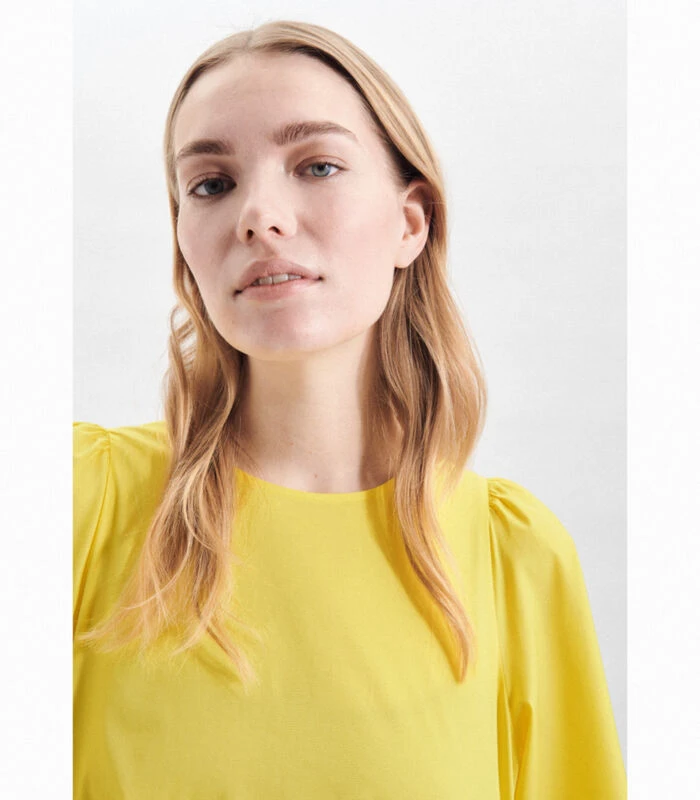 Seidensticker Jurk Uni Korte Mouwen Ronde Hals 5 Seidensticker Jurk Uni Korte Mouwen Ronde Hals - Afbeelding 3