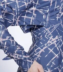 Geometrische Print V-hals Shift Jurk -VivaMode Winkel 993456aa8b4f42c4a933e9fa8357a7eb