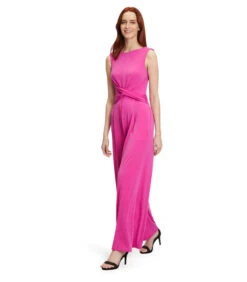 Vera Mont Jumpsuit Met Rimpeling