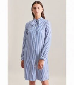 Seidensticker Jurk Strepen Lange Mouwen Ronde Hals -VivaMode Winkel 9a24cbc27203429085b45d526875f587