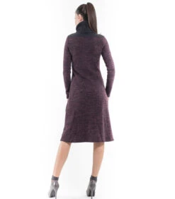 Wollen Blend Polo Hals Jurk -VivaMode Winkel 9cd2ad02205043d5915fb1779876b33d