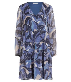 Gelaagde Jurk Met Print -VivaMode Winkel 9d77a01ee729478daef5dfeaf9a589a2