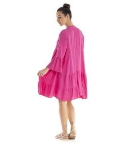 RUSTY - Jurk 3/4 Mouwen -VivaMode Winkel 9e3366a8316c49c1aede555ddb7a0cd1