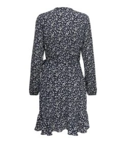 ONLY Dames Jurk Carly Wrap Manches Longues -VivaMode Winkel 9e3fd671c7814ad1b779bca3a58a4c01