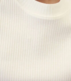 Longsleeve Met Geribde Ronde Hals -VivaMode Winkel 9f71c5ea42d34baeb5530fb3b2760a79