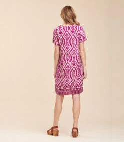 Korte Jurk In Print Met Basis In Ecovero™-viscose, -VivaMode Winkel a03e0f726e5a408c8b62965e976037bc