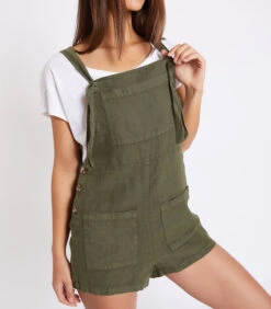 Banana Moon ANYA HAWSTON Dameskaki Playsuit -VivaMode Winkel a0ca327ce5d84a55acc080f4f27ca6a5