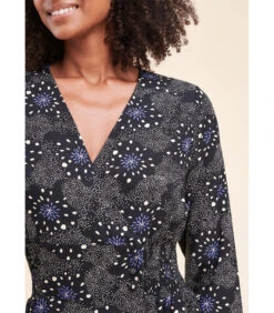 Lange Overslagjurk Van Milieuvriendelijke Ecovero™-viscose, Met Print 10 Lange Overslagjurk Van Milieuvriendelijke Ecovero™-viscose, Met Print -VivaMode Winkel a1d969e9978b4da5b638c21a7c5e6850