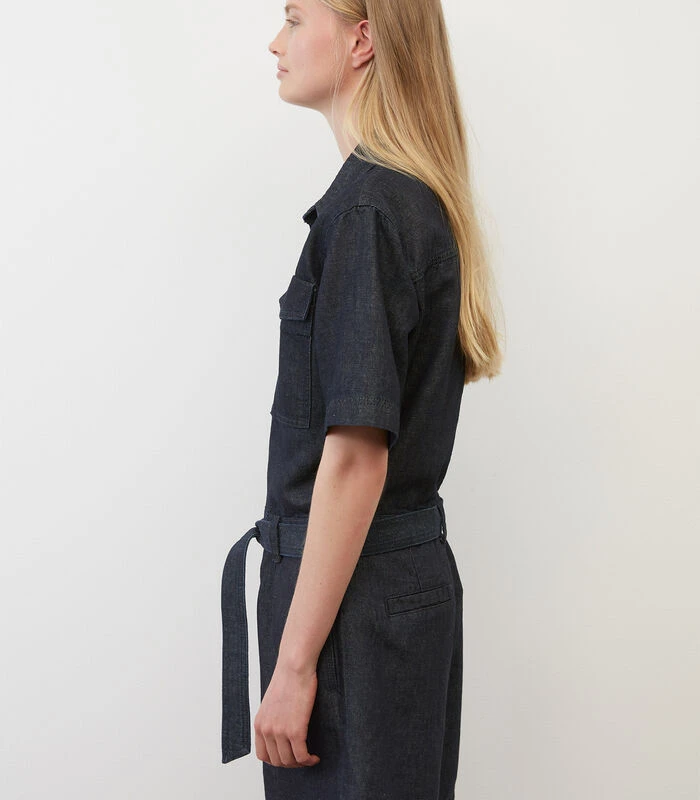 Korte Denim Jumpsuit 6 Korte Denim Jumpsuit - Afbeelding 4