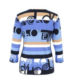 Betty Barclay Basic Shirt Met Ribstructuur -VivaMode Winkel a23c48f49b86467f8a455a6dd3064182