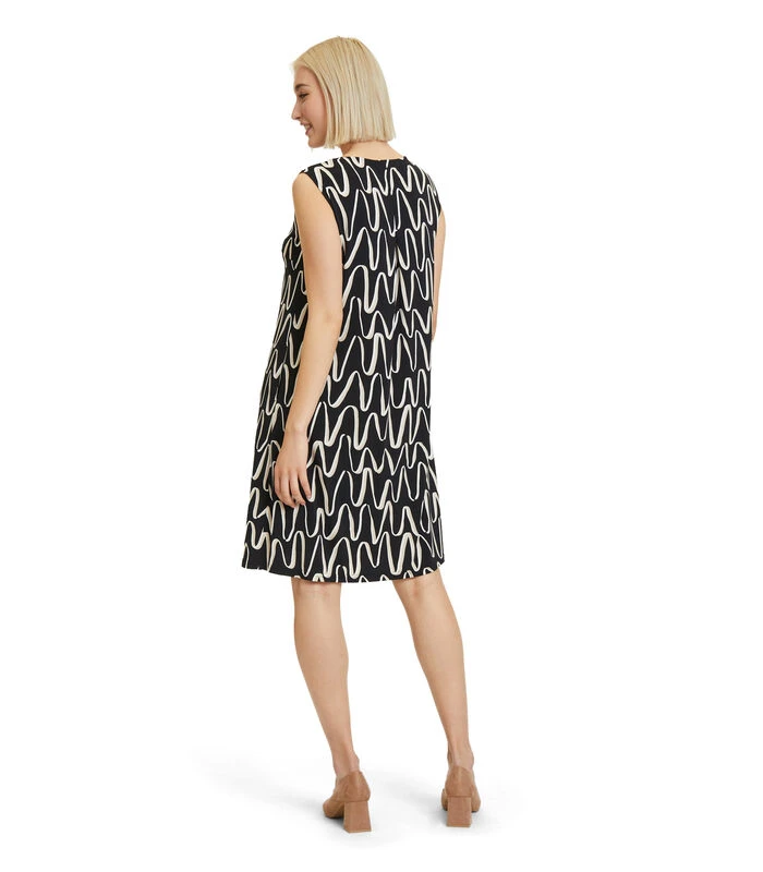 Betty Barclay Jersey Jurk Met Print 4 Betty Barclay Jersey Jurk Met Print - Afbeelding 2