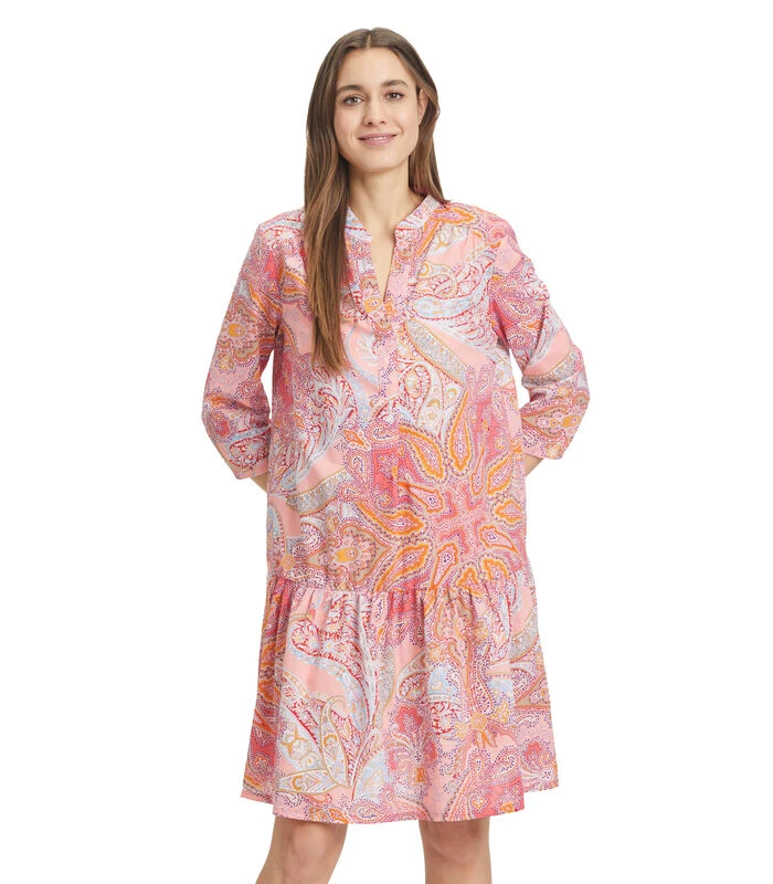 Betty Barclay Gelaagde Jurk 3/4e-mouwen 3 Betty Barclay Gelaagde Jurk 3/4e-mouwen