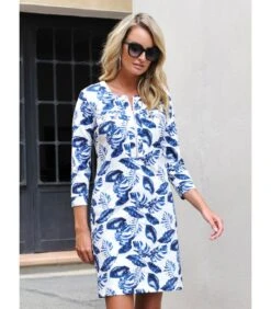 Sportief-chique Tropische Print Jurk PANAMA -VivaMode Winkel a7090220cb4548848a531f02cf34446c