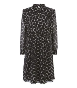 Midi-jurk Met Hoge Kraag 9 Midi-jurk Met Hoge Kraag -VivaMode Winkel a7666392405b4a35a8df81e9bfdfe224