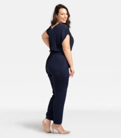 Elegante Jumpsuit Met Zakken En Korte Mouwen DORATA -VivaMode Winkel aacbb6c7280746cd8acf76fe7238a083