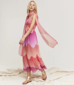 REIMS Geplooide Jurk En Foulard 10 REIMS Geplooide Jurk En Foulard -VivaMode Winkel ab5e2a318dea44c8837d9361d95ba331