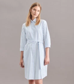 Seidensticker Jurk Strepen 3/4 Mouwen Kraag