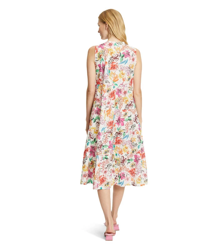 Vera Mont Gelaagde Jurk Met Bloemenprint 4 Vera Mont Gelaagde Jurk Met Bloemenprint - Afbeelding 2