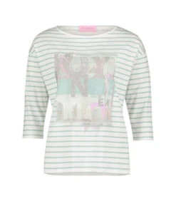 Betty Barclay Gestreept Shirt Met Print -VivaMode Winkel b8267c7d372f4a799579bb30e37f61c4