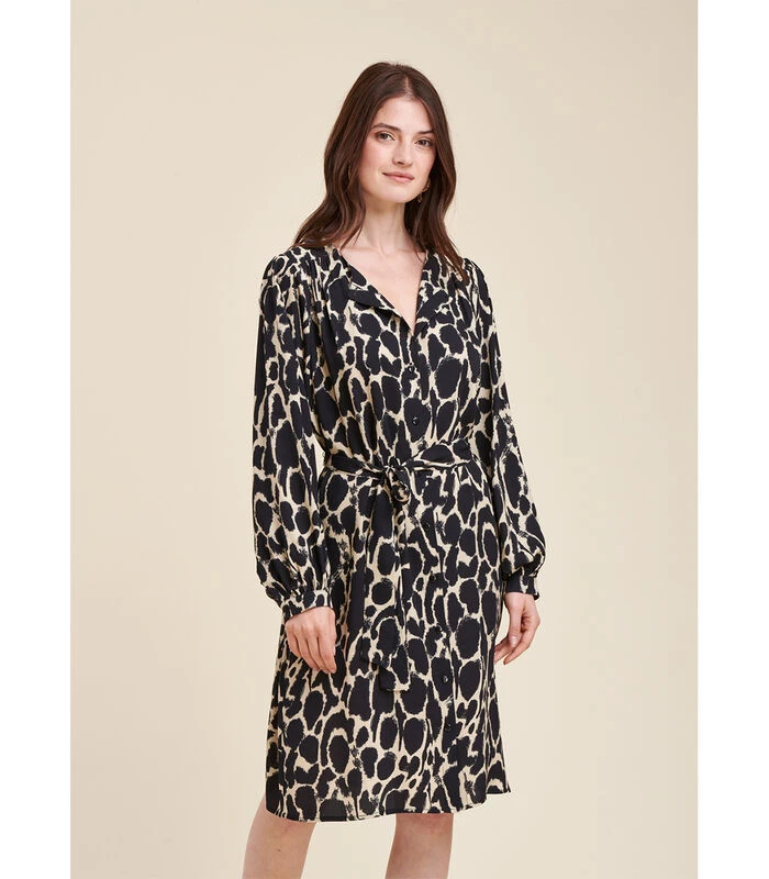 Korte Kleder Met Twee -kleur -afdrukknop 4 Korte Kleder Met Twee -kleur -afdrukknop - Afbeelding 2