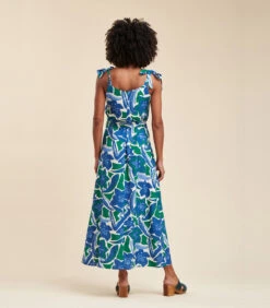 Licht Uitlopende Maxi-jurk Met Bloemenprint -VivaMode Winkel bd93bb83ca904e7fbd6d87eca1b662a9