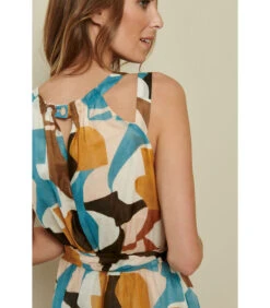 Maxi Jurk Met Grafisch Dessin -VivaMode Winkel c00ba087ebfa4183a8608c706684d236