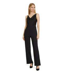 Vera Mont Jumpsuit Met Watervalhals