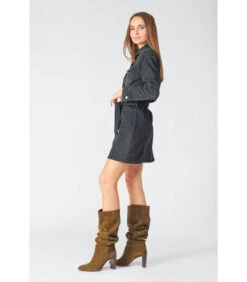 LE TEMPS DES CERISES Jurk Recht Van Jeans HILLS -VivaMode Winkel c5afb58741fb4410b4739054a422e61e