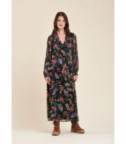 Lange Jurk Met Bloemenprint