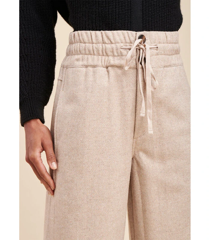 Gemengde Wollen Spanten Broek 6 Gemengde Wollen Spanten Broek - Afbeelding 4