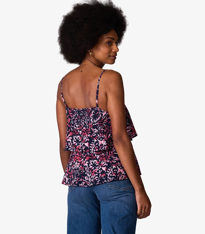 OXBOW Bedrukte Top Met Spaghettibandjes O1CAMELIA 5 OXBOW Bedrukte Top Met Spaghettibandjes O1CAMELIA - Afbeelding 3