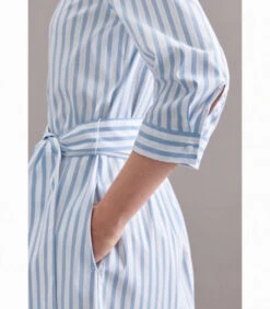 Seidensticker Jurk Strepen 3/4 Mouwen Kraag -VivaMode Winkel c7f87b223dbd42cf9963f89d95e29c83