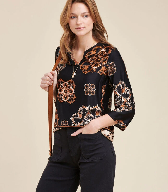 Tuniek Met Technische Print 3 Tuniek Met Technische Print