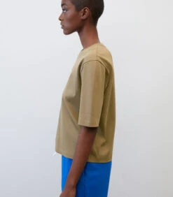 Marc O'Polo T-shirt Met Ronde Hals En 3/4-mouwen -VivaMode Winkel c8cf0e36c9af4b1283b266247e33cd01