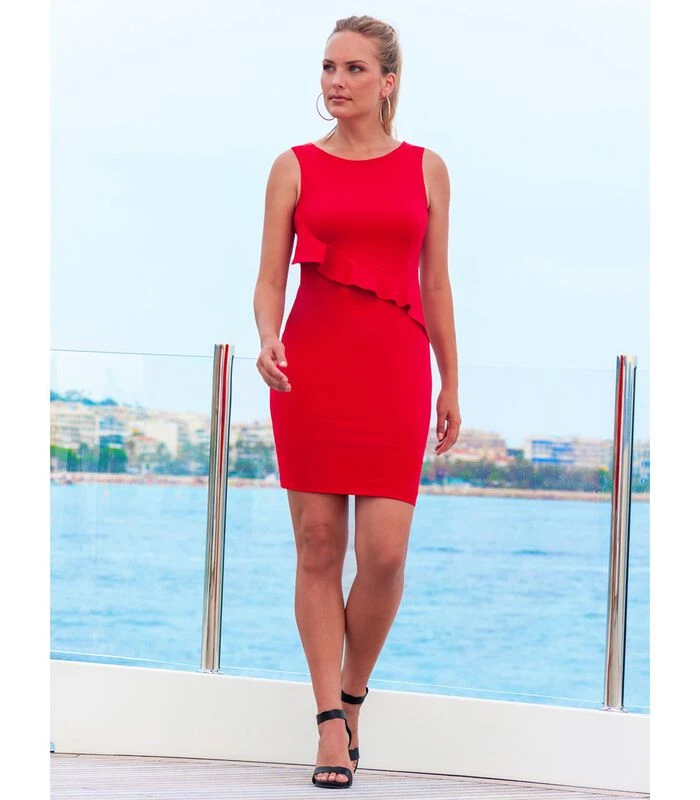 Asymmetrische Cocktailjurk PALACE 5 Asymmetrische Cocktailjurk PALACE - Afbeelding 3