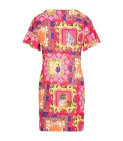 DANY Tijgerprint Rechte Jurk -VivaMode Winkel cac448dba33440aaa039778bf63f155e