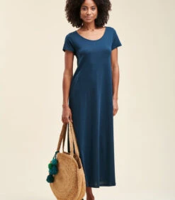 Lyocell-jersey Maxi-jurk -VivaMode Winkel cc152d84e6864e9eb379009ce5d7ad45