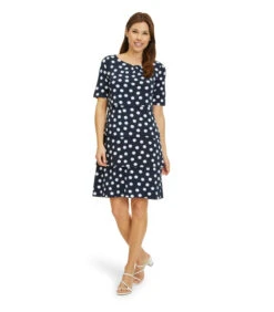 Betty Barclay Gelaagde Jurk Korte Mouwen -VivaMode Winkel cc56fb7c8d604c0b9d9b18719179bcef