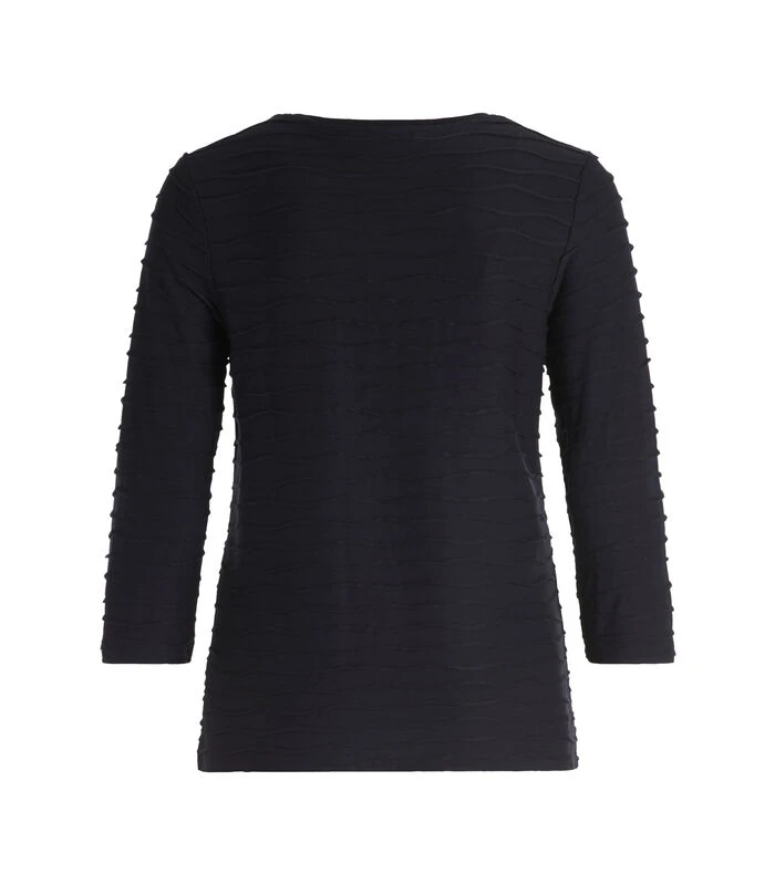 Betty Barclay Shirt Met Ronde Hals Met Golvende Structuur 6 Betty Barclay Shirt Met Ronde Hals Met Golvende Structuur - Afbeelding 4