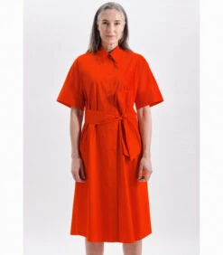 Seidensticker Jurk Uni Korte Mouwen Kraag -VivaMode Winkel ceb20ca12149443da1a80ad5b3ce4220